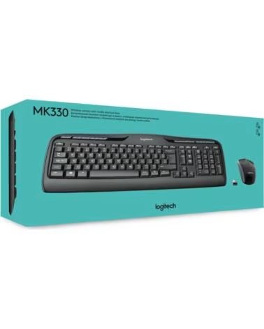 LOGITECH Teclado Raton MK330 USB Negro