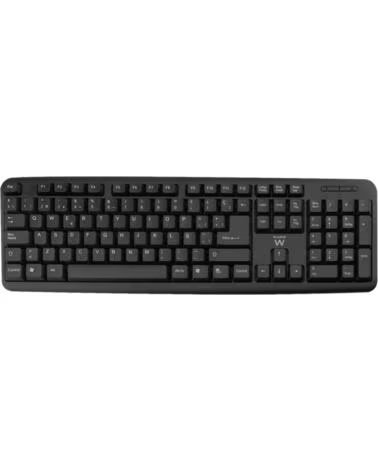 EWENT Teclado Slim EW3109 usb Negro