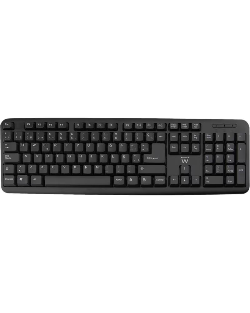 EWENT Teclado Slim EW3109 usb Negro