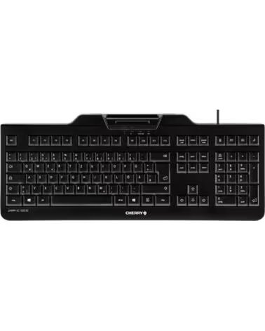 CHERRY Teclado kc 1000 sc lector de tarjeta chip integrado dni usb negro