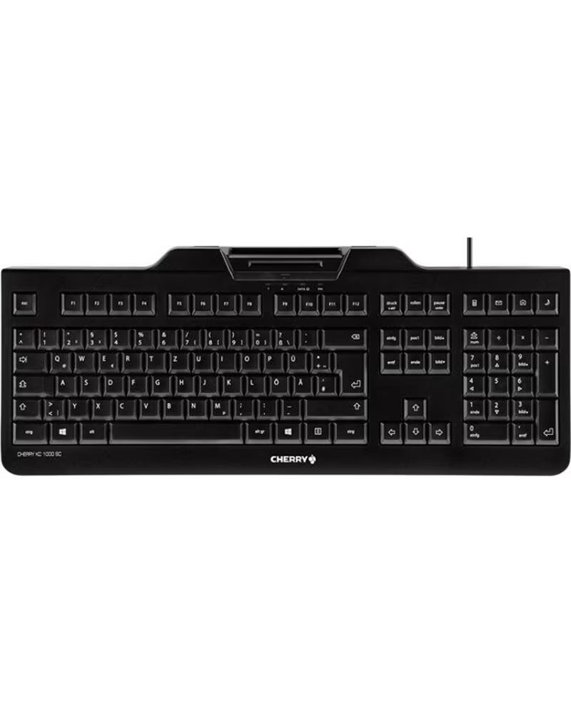 CHERRY Teclado kc 1000 sc lector de tarjeta chip integrado dni usb negro