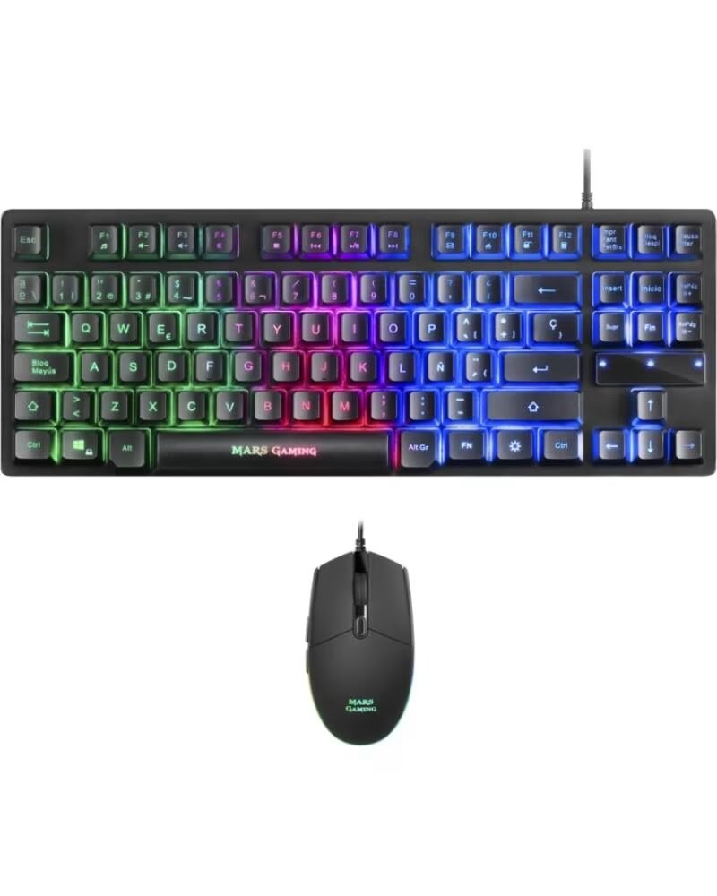 MARS GAMING MCPTKLES TeclRat RGB H-mech