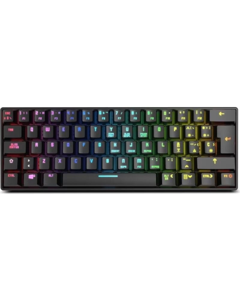 KROM Teclado Gaming KLUSTER RGB Mini Keyboard