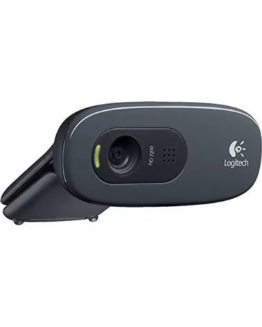 LOGITECH C270 WebCam HD 720p 3Mpx USB Negra