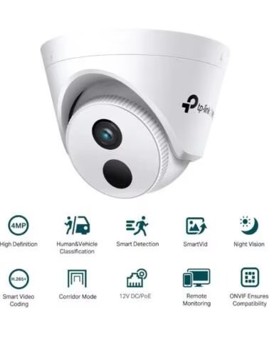 TP-LINK VIGI Camara IP Turret C440I 4MP Plastico IR 2 8mm