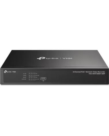 TP-LINK VIGI Grabador IP NVR1008H-8MP Rack 01 HDD 08 C PoE