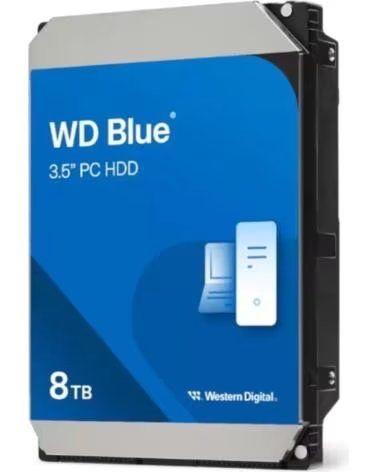INTERNE FESTPLATTE WESTERN DIGITAL BLUE WD80EAAZ 8TB 35 5400RPM