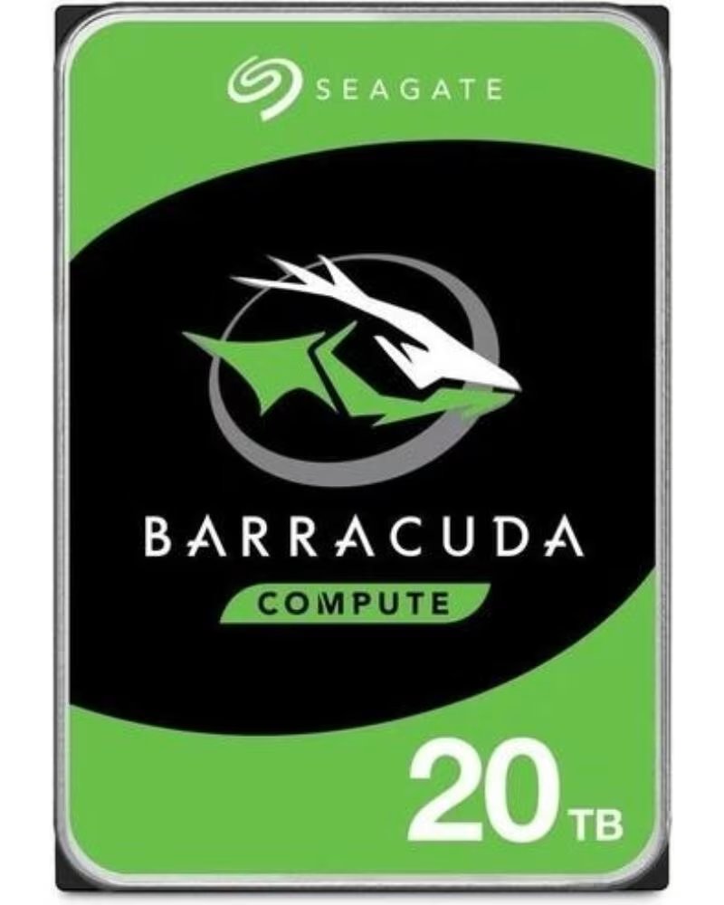 SEAGATE Disco duro interno hdd barracuda st20000dm001 20tb 3 5 pulgadas 7200rpm - 512mb - sata 6gb - s