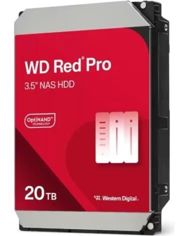 WESTERN DIGITAL Disco duro interno hdd wd nas red pro wd202kfgx 20tb 3 5 pulgadas sata 6gb - s 7200rpm 512mb