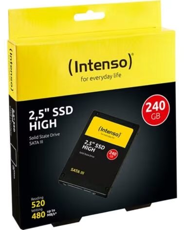INTENSO Disco duro interno solido ssd high 240gb 2 5 pulgadas sata3