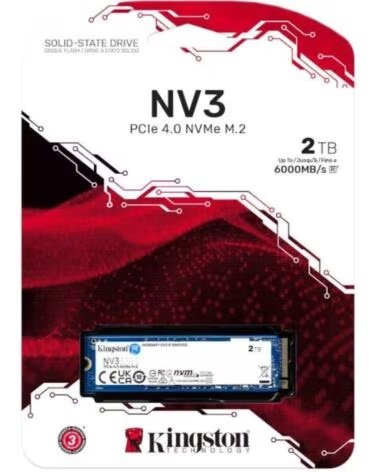KINGSTON NV3 SSD 2TB PCIe NVMe Gen 4 0