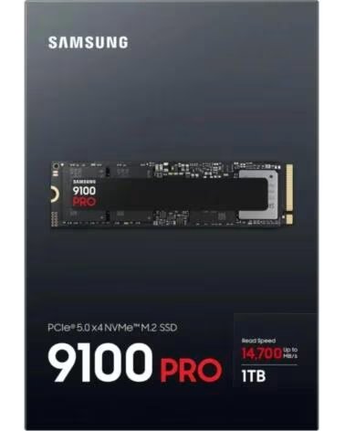 SAMSUNG 9100 PRO SSD 1TB PCIe 5 0 14700 MB-s