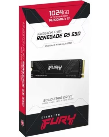 KINGSTON Fury Renegade G5 SSD 1TB PCIe5 0 14200M-s