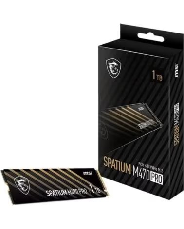 MSI SSD Spatium M470 Pro 1Tb PCIe 4 0 NVMe 6000Mbs