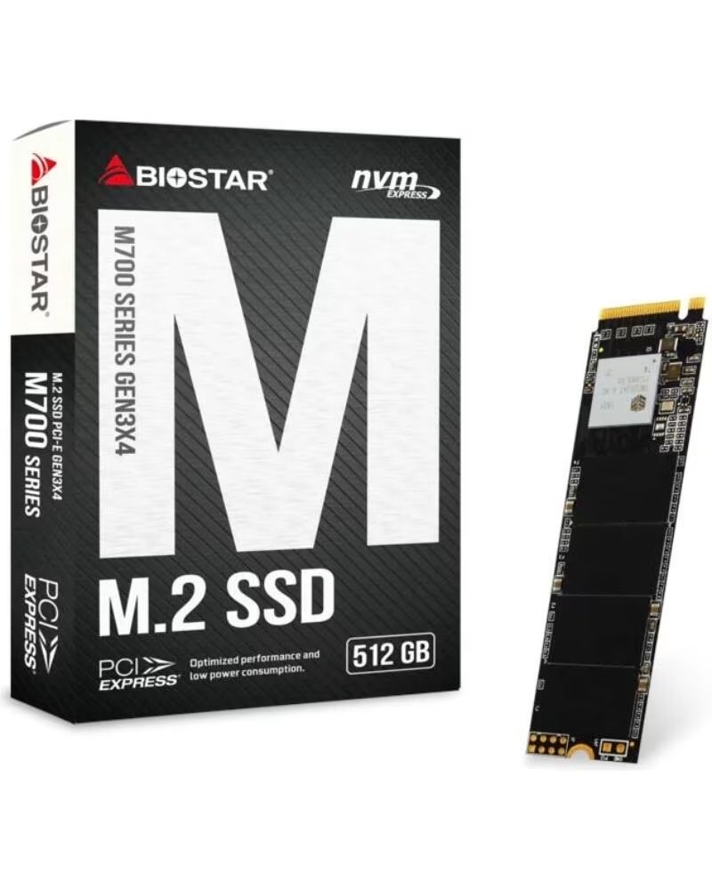 BIOSTAR SSD M710 512Gb Pcie Gen3x4 NVMe 1 3