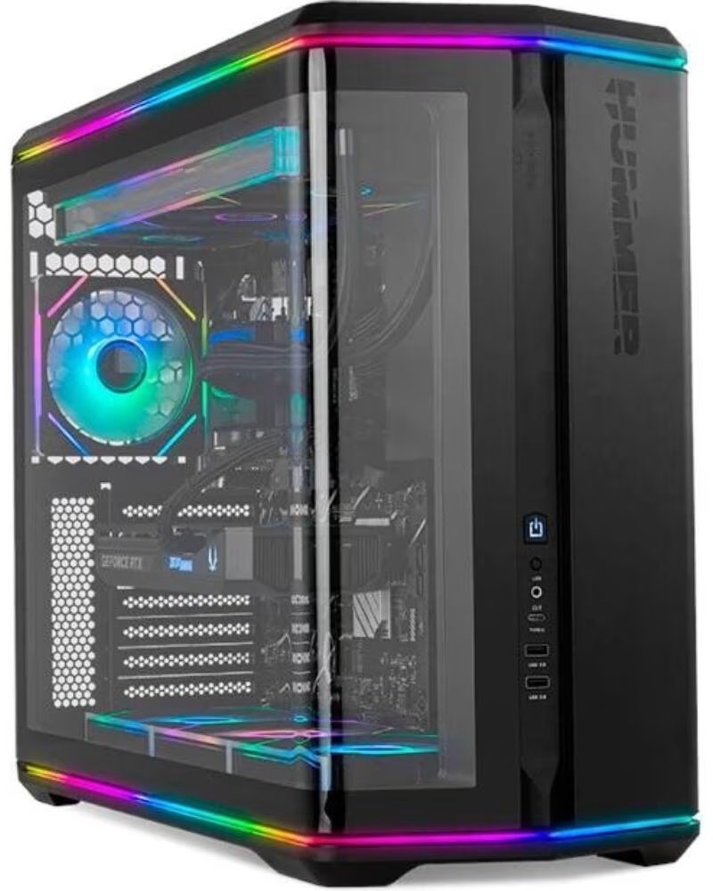 NOX Semitorre ATX Hummer Anvil Cristal Curv Negra