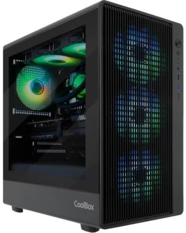 COOLBOX Caja Gaming MATX GM350 DARKFACE USB-C 3 2
