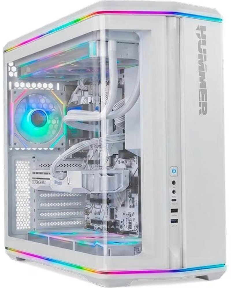 NOX Semitorre ATX Hummer Anvil Cristal Curv Blanco