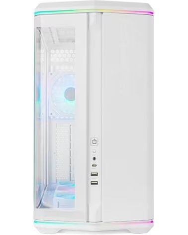 NOX Semitorre ATX Hummer Anvil Cristal Curv Blanco
