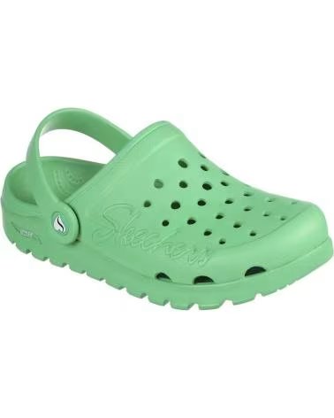 Clogs für Damen SKECHERS 111371 - FOAMIES ARCH FIT FOOTSTEPS ZUEC GRN