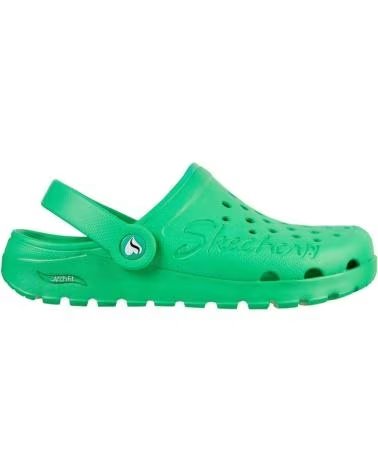Clogs für Damen SKECHERS 111371 - FOAMIES ARCH FIT FOOTSTEPS ZUEC GRN