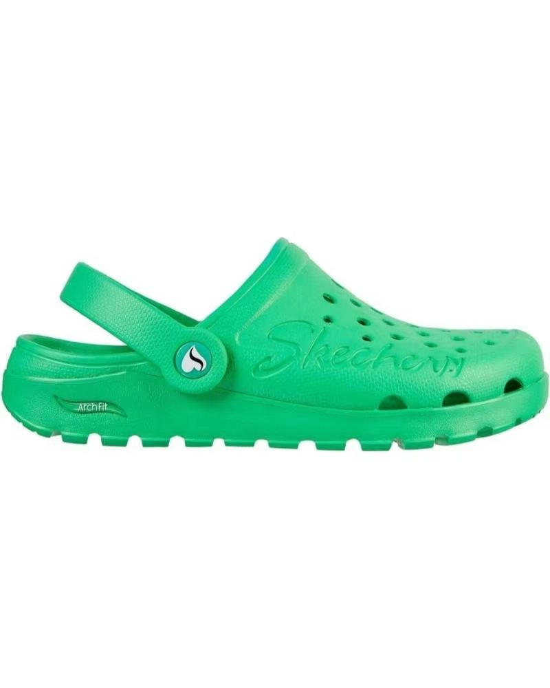Clogs für Damen SKECHERS 111371 - FOAMIES ARCH FIT FOOTSTEPS ZUEC GRN