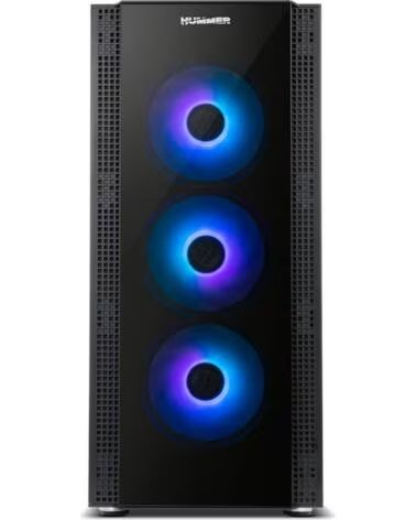 NOX Caja ordenador gaming hummer horus atx 1 x usb 3 0 2 x usb 2 0 4 x 120mm argb