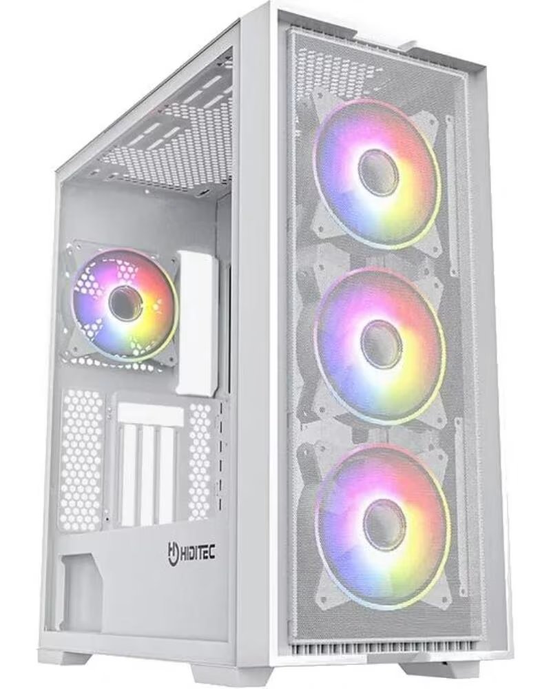 HIDITEC Caja E-ATX H2 AIR ARGB White