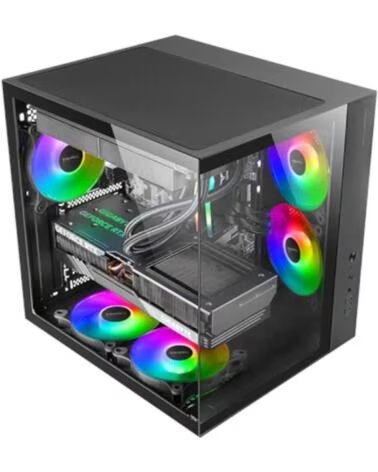 MARS GAMING Caja MCV-ONE Atx Doble Camara Black