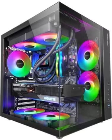 MARS GAMING Caja MCV-ONE Atx Doble Camara Black