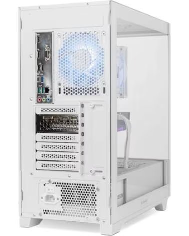 NOX Semitorre HUMMER ETHER Cristal Curvo Blanco