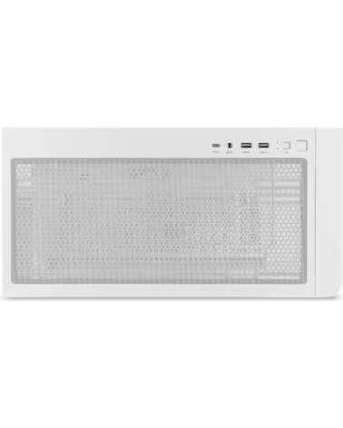 NOX Semitorre HUMMER ETHER Cristal Curvo Blanco