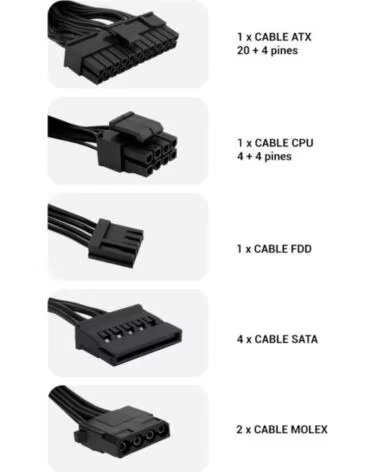 COOLBOX Fuente Alim 204 pin ATX BASIC 500W