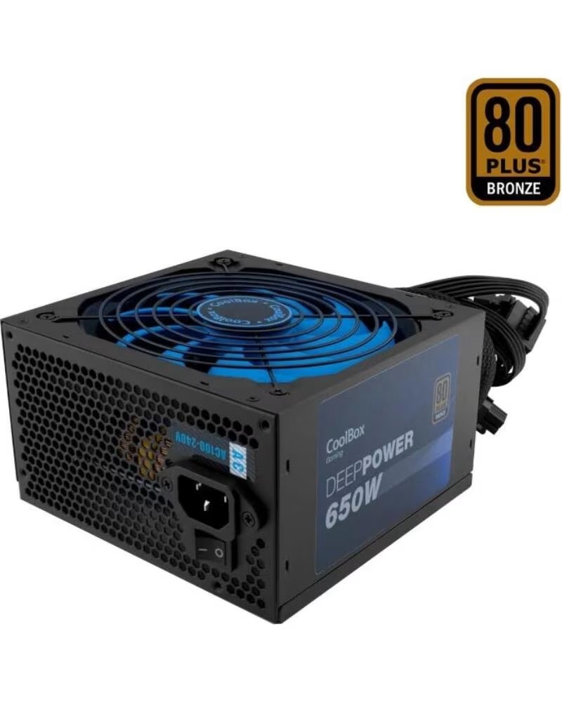 COOLBOX Gaming Fuente Al DeepPower 650w 80bronze