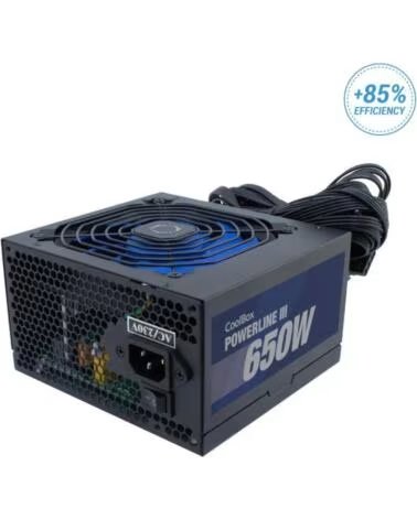 COOLBOX FUENTE ALIM ATX POWERLINE3 650W 85EFI