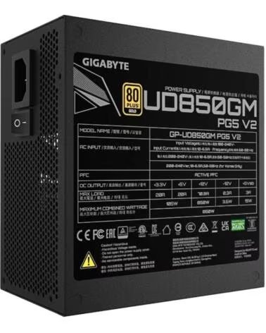 GIGABYTE Fuente Alimentacion GP-UD850GM PG5 V2