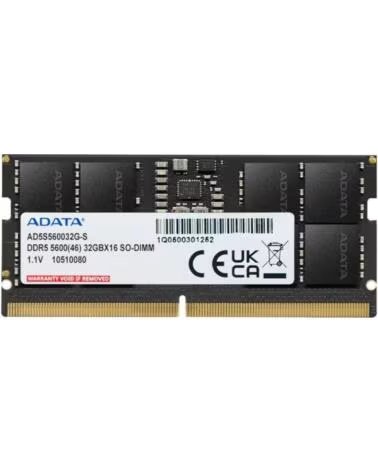 ADATA RAM AD5S560032G-S 32GB 5600Mhz DDR5 SODIMM