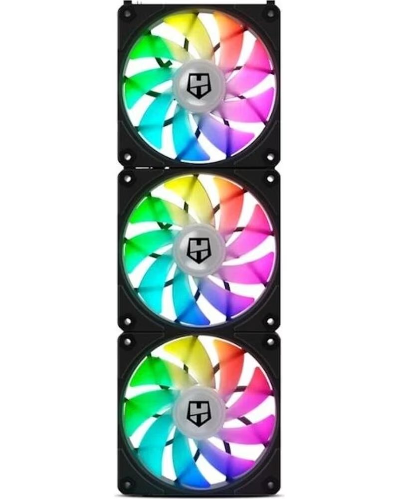 NOX HUMMER EASYLINK ARGB FANS KIT NEGROS