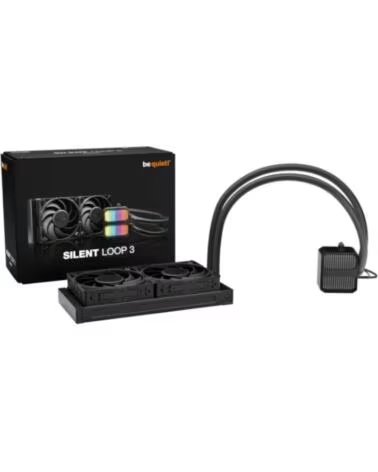 BE QUIET Kit refrigeracion liquida silent loop 3 2x 120mm negro