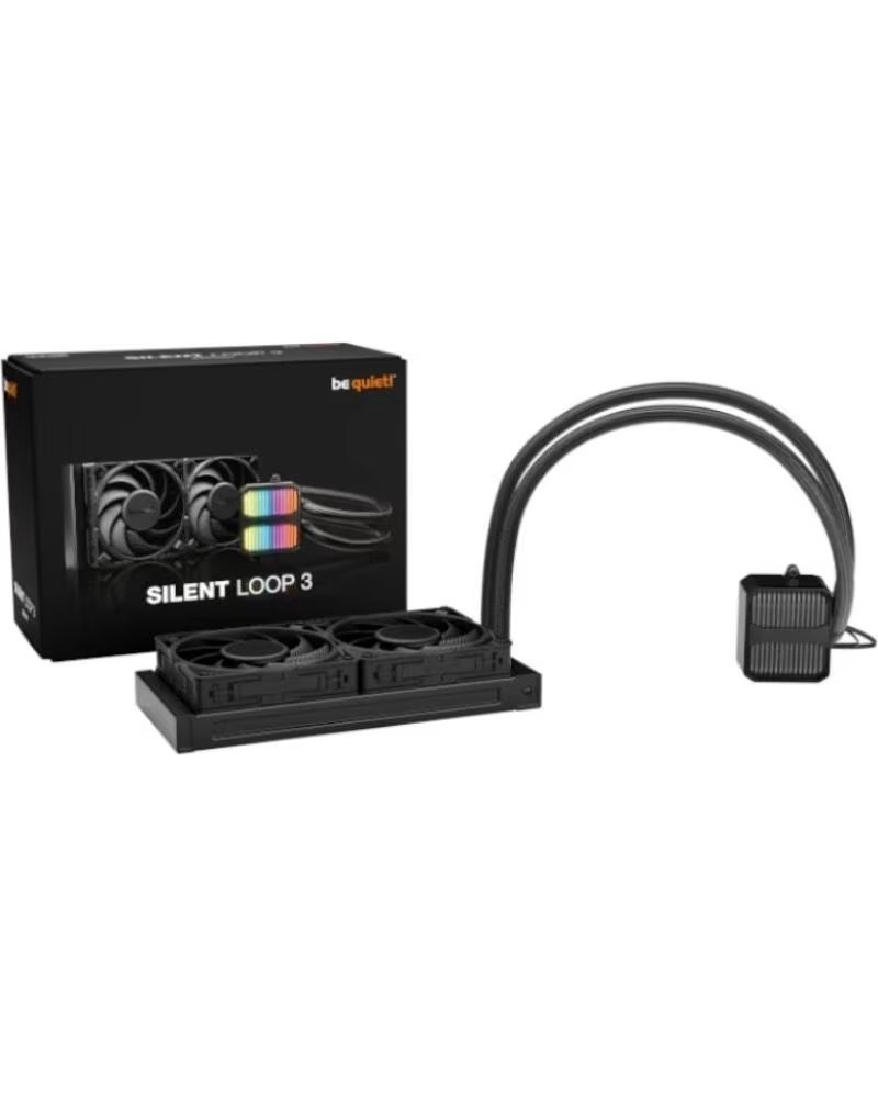 BE QUIET Kit refrigeracion liquida silent loop 3 2x 120mm negro