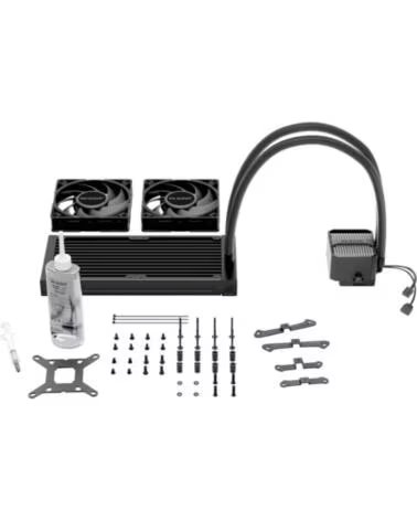 BE QUIET Kit refrigeracion liquida silent loop 3 2x 120mm negro