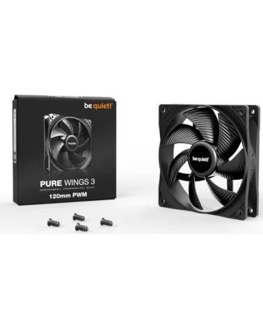 BE QUIET Ventilador Pure Wings 3 120mm Negro