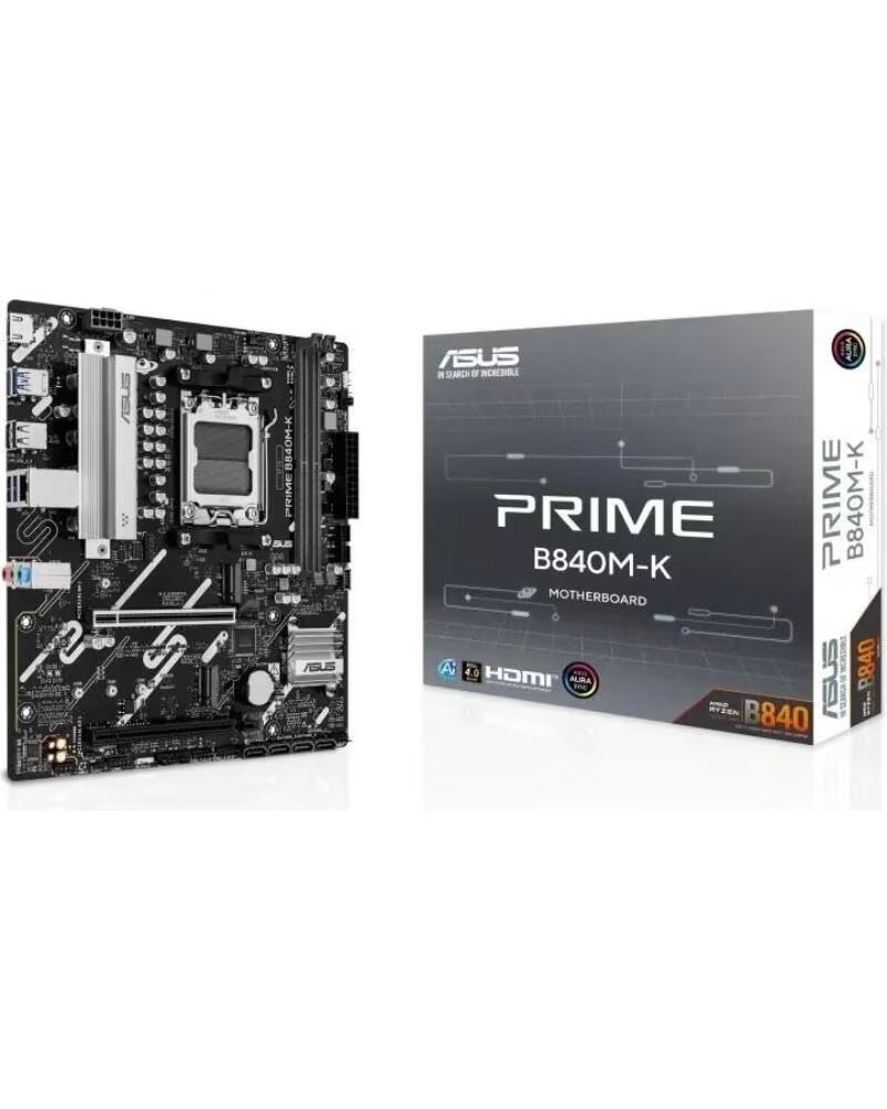 ASUS Placa Base Prime B840M-K Socket AM5- DDR5- PCIe 4 0- Micro ATX