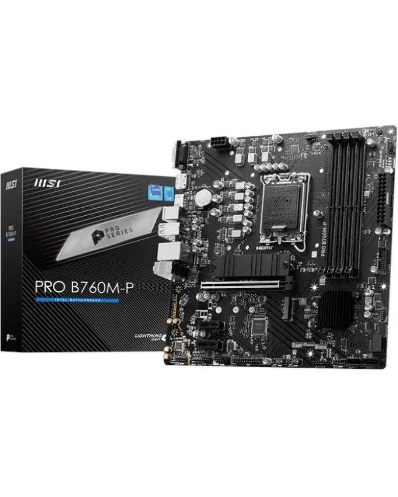 MSI Placa Base PRO B760M-P DDR5 mATX LGA1700