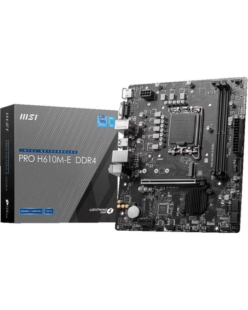 MSI Placa Base PRO H610M-E DDR4 mATX 1700