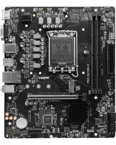 MSI Placa Base PRO H610M-E DDR5 mATX 1700