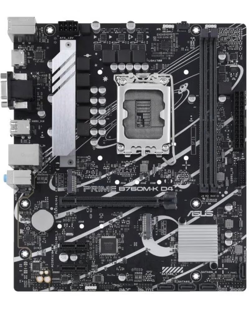 ASUS Placa Base PRIME B760M-K D4 mATX 1700