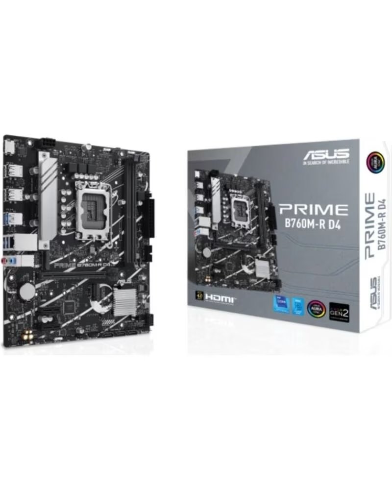 ASUS Placa Base PRIME B760M-R D4 mATX 1700