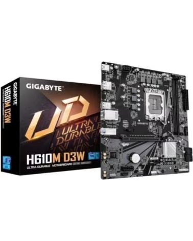 GIGABYTE Placa Base H610M D3W DDR5 mATX 1700