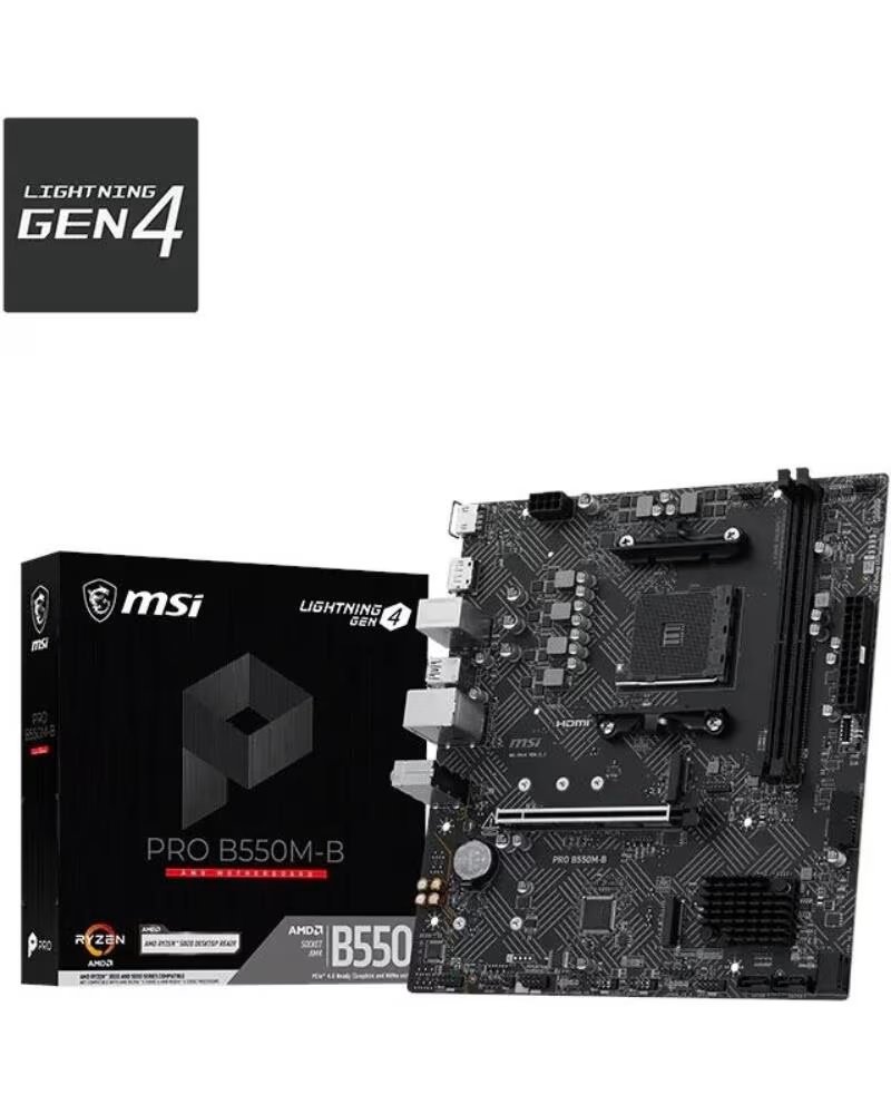 MSI Placa Base PRO B550M-B mATX AM4